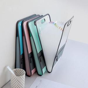 A4서류 시험지 계약서 학원가방 아코디언 지퍼 파일백