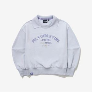 [휠라키즈] Girls 카라 맨투맨 (FK2POG1301F_PBE)