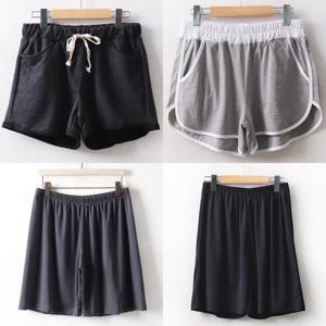 빅사이즈 여성 반바지 중년 마담 미시 옷 편안한 팬츠