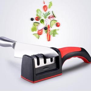 3중 연마 칼 야스리 3in1 나이프 샤프너 수동 칼갈이