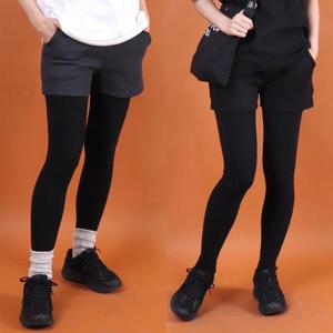 빅사이즈사랑해요 7891L402 기본핫기모반바지 WW