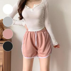 [깨비몰] 여성 3부 트레이닝 반바지 츄리닝 돌핀팬츠