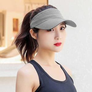 쿨링 메쉬 스포츠 썬캡 자외선차단모자(그레이)