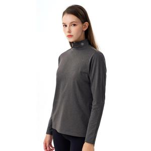 콜핑 스판 멜란지 베이직 터틀넥 여자 가을 폴라 티셔츠