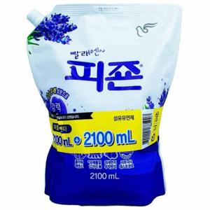 피죤 섬유 유연제 퍼플라벤더 리필 2100ml 2개 (885907)
