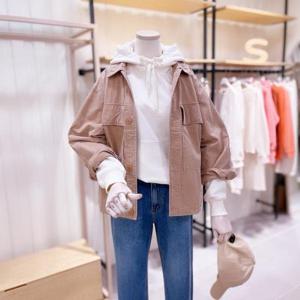 [시에로]  SH1JKF011_포켓 슬랍 셔츠 자켓