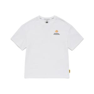 [내셔널지오그래픽 키즈] K242UTS920 캠핑 그래픽 반팔-2 WHITE