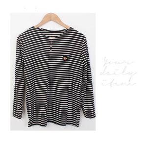 [깨비몰] 줄무늬 골지티셔츠 2종 봄가을 긴팔티 9컬러