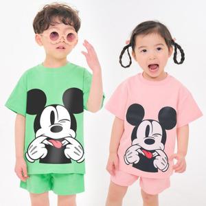 [iggo]디즈니 반팔 메롱미키세트 상하복