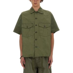 니들스 코튼 반팔셔츠 OT215_A-OLIVE