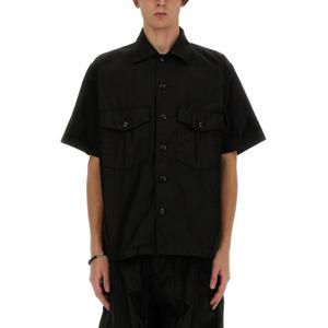 니들스 코튼 반팔셔츠 OT215_B-BLACK