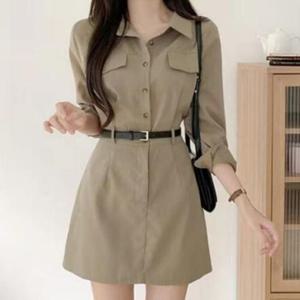 [라일리의류] Rly 정장 셔츠 원피스ST240402