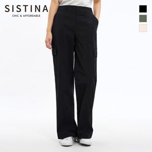 [SISTINA] 인기 스트링 헴 카고 팬츠_AWWSLO21010