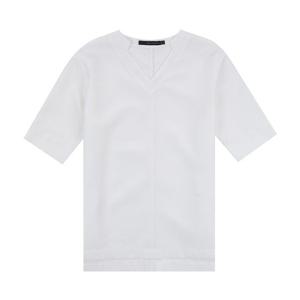 [카이아크만] 브이넥 셔츠(KQBSH641W0_WH)