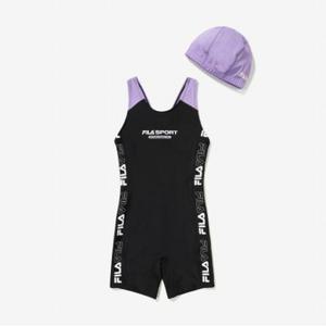 [휠라키즈] 아쿠아 여아 생존수영복 (FK2SWG2A01F_BLK)