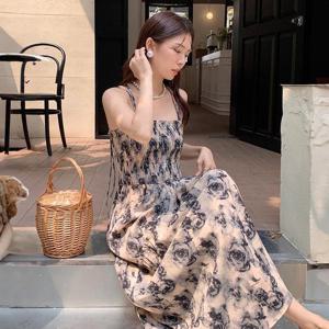 빅사이즈사랑해요 R035L404 스모크플라워나시원피스 DK