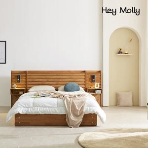 헤이몰리 클라인 LED 템바보드 호텔수납침대 Q 사이드패널2개