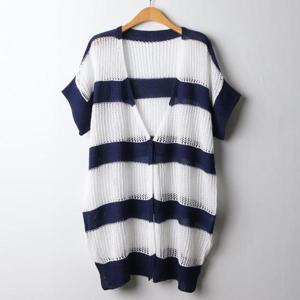 아이우먼 딥브이넥단가라가디건 EBI918M404 빅사이즈