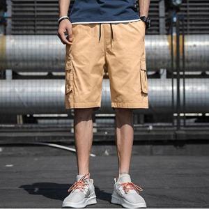 [잇백잇슈] 남성베이직카고반바지 허리밴딩 깔끔 편한