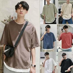 남자 무지 컬러 반팔티 DS-BB079 고급