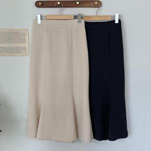 빅사이즈사랑해요 S044L405 페이밴딩머메이드스커트 LT