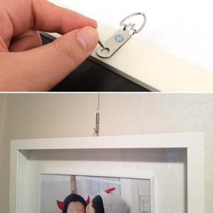 6P 액자고리 액자걸이부속 액자상부고리 액자고리나사