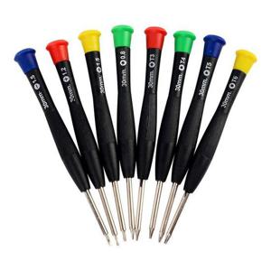 8P 정밀 십자 일자 별 드라이버 세트 정밀드라이버