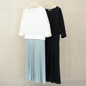 빅사이즈사랑해요 S053L405 프롬루즈레이어드원피스 SM