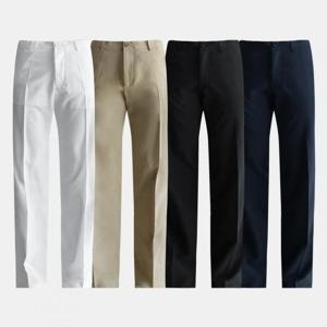 [화이트빌딩] 남성 투어 포켓배색 골프바지 빅사이즈