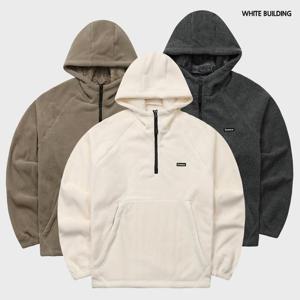 남성 플리스 후드티 반집업 아노락 후리스 맨투맨