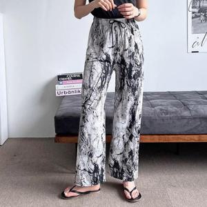 [잇백잇슈] 페인팅밴딩쿨팬츠 일자통바지 시원한 홈