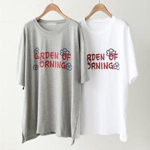 빅사이즈사랑해요 S097L405 플라워가든프린팅박스티 WB