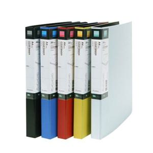 발포클리어바인더화일20매LCB-20 A4 20매 링 노랑