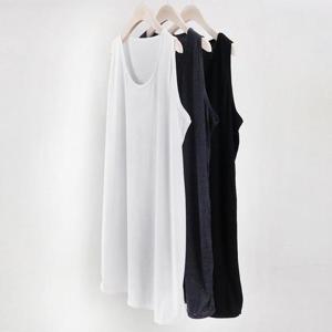 빅사이즈사랑해요 0013L405 베이직롱나시티 WW