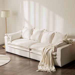 헤이몰리 지젤 4인 기능성 원단 패브릭 소파