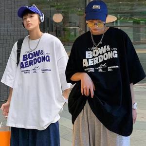 [더블디] BOW 프린팅 남성 반팔티 LD-943