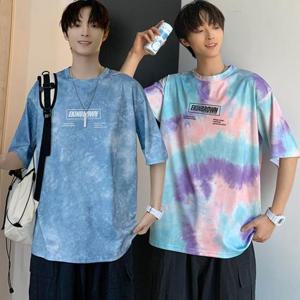 [더블디] 물감 레인보우 패션 반팔티 LD-948