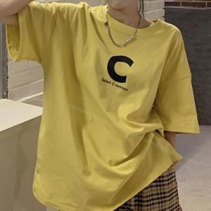 [라일리의류] Rly 오버핏 박스티 반팔 티셔츠 ST200520