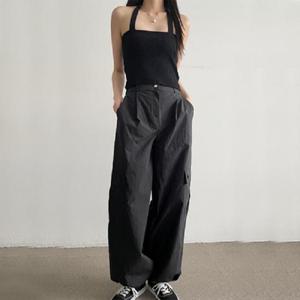 [블로썸스틸] FR-1618108 홀터넥나시 골지나시 니트