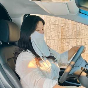 얼굴 햇빛가리개 햇볕차단 마스크 그레이