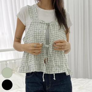 빅사이즈사랑해요 S239L406 아이체크끈리본뷔스티에 YP