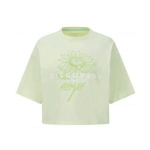[택가/59000] 디스커버리 여성 크롭 반팔티 GBDWRS94023-LAL