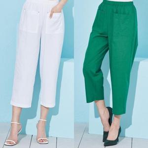 바띠 썸머 코튼 팬츠 빅사이즈 홈쇼핑 엄마옷 4060