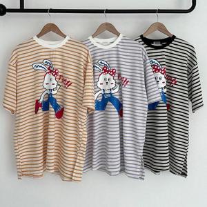 빅사이즈사랑해요 S256L406 런래빗단가라루즈반팔티 MA