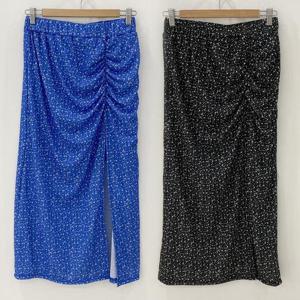 빅사이즈사랑해요 S253L406 잔플라워셔링트임스커트 YP