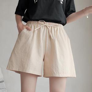 데일리 린넨 허리밴딩 반바지 JSC-24061901