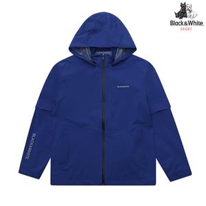 [블랙앤화이트] 패커블 소매 탈부착 레인점퍼 1804GZRA_NAVY