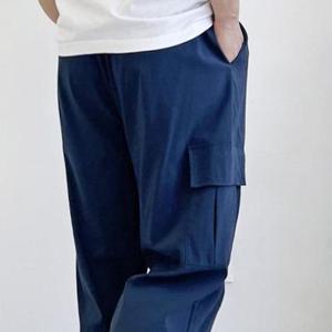 [라일리] Rly 쿨 카고 와이드바지 밴딩팬츠 DJJ181