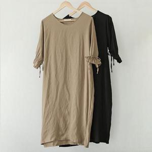 빅사이즈사랑해요 E428L406 썸머리본스트링원피스 NB