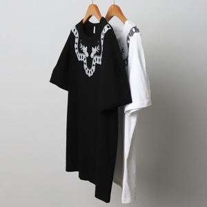 빅사이즈사랑해요 J200L406 나염진주반팔티셔츠 MN